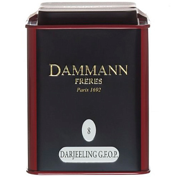 Чай «Dammann» Darjeeling G.F.O.P, Дарджилинг G.F.O.P, ж/б, 100гр
