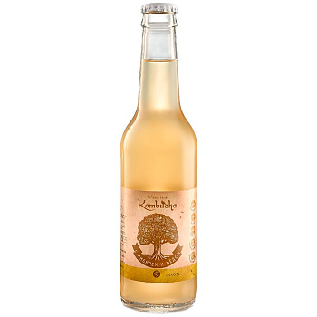 Безалкогольный Напиток Interkvass® Kombucha, с Имбирём и мёдом, 0.33л, стекло