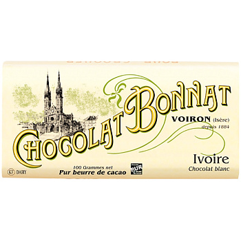 Шоколад белый «Bonnat» Ivoire (Серия: Traditionnelles), 100гр