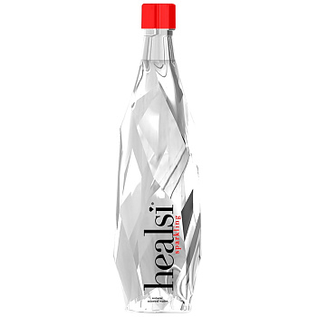 Минеральная природная питьевая вода «Healsi» 0.4, с газом, стекло