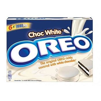 Печенье Oreo White Choc, Орео Вайт Чок 246гр.