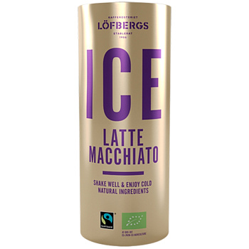 Холодный кофе «Lofbergs» Ice Latte Macchiato 0.23л, банка