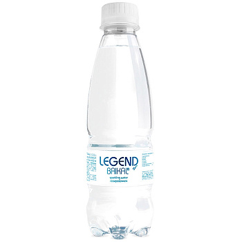 Минеральная вода «Legend Baikal», Легенда Байкала 0.33л, с газом, пэт