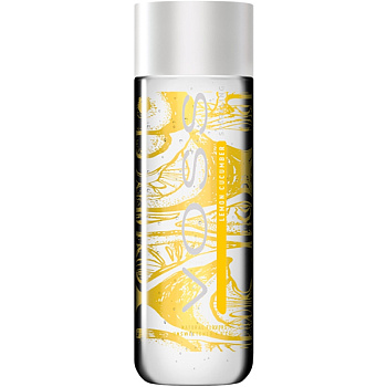 Вода питьевая Артезианская VOSS ВОСС Lemon and Cucumber, c ароматом лимона и огурца, 0.330л. пэт, с газом