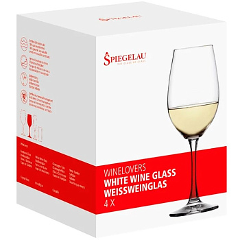 Набор бокалов «Spiegelau» Winelovers White Wine / Белое вино (4шт x 380мл)