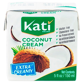 Кокосовые сливки «Kati» 0.15л, tetra pak