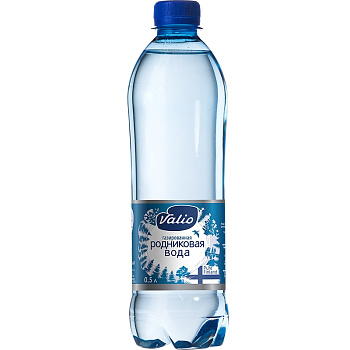Вода родниковая Valio, газированная 0,5 л