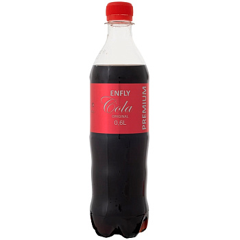 Напиток «Enfly» Original Cola, Оригинальная кола, 0.6л, газ, пэт