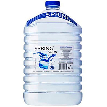 Родниковая питьевая вода т.м. Spring Aqua 10 л негазированная