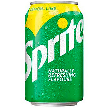 Газированный напиток «Sprite» Lemon, Lime, Спрайт Лимон, Лайм 0.33л, банка (Германия)