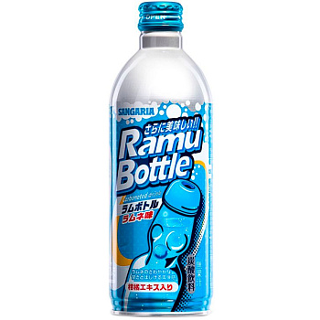 Напиток «Sangaria» Ramu Bottle Carbonated Drink, Сангария Лимонад, 0.5л, газ, алюминиевая бутылка (1шт)