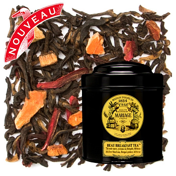 Черный чай Mariage Freres Beau Breakfast Tea, Марьяж Фререс Баиль Брекфаст, банка 100 гр