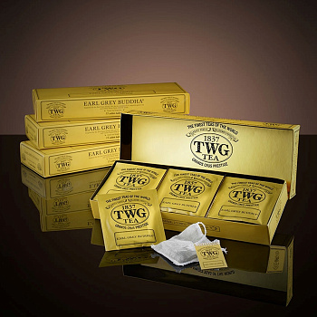 Чай TWG Earl Grey Buddha Tea, ТВГ Эрл Грей Будда 15х2,5г