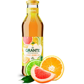 Нектар GRANTE Грейпфрут - Апельсин - Лайм, 0.75л, стекло