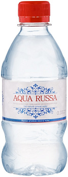Минеральная вода Aqua Russa, Аква Русса 0.33 л, без газа, ПЭТ (белый)