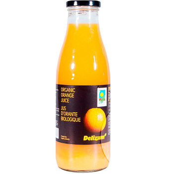 Сок «Delizum» Апельсиновый 0.75л (BIO), стекло
