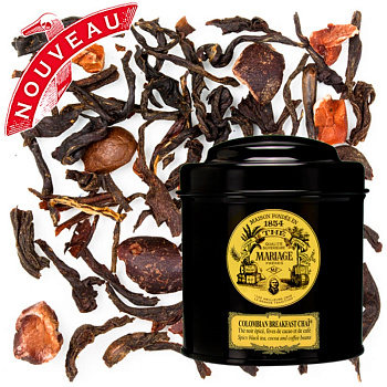 Черный чай Mariage Freres Colombian Breakfast Chai, банка 100 гр