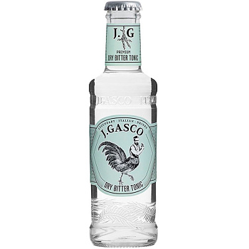 Напиток Тоник «J.Gasco» Dry Bitter Tonic, Джей Гаско Драй Биттер Тоник 0.2л, стекло