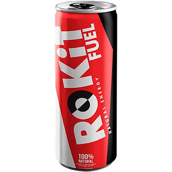 Энергетический напиток ROKiT Fuel Natural Drink, банка 0.25 мл.