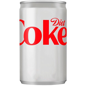 Газированный напиток Coca-Cola Diet Coke Refreshing Taste no calories, no sugar, Кока Кола Диет 0.15л. банка (Великобритания)