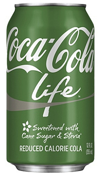 Coca Cola Life Кока кола Лайф 0,355л ж/б
