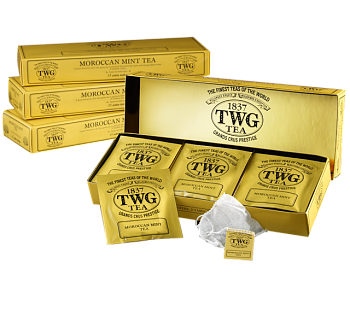 Чай TWG Moroccan Mint Tea, ТВГ Марокканская мята 15х2,5г Чай TWG Moroccan Mint Tea, ТВГ Марокканская мята 15х2,5г