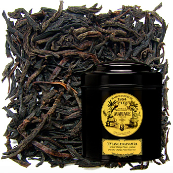 Черный чай Mariage Ratnapura Op Ceylan, банка 100 гр