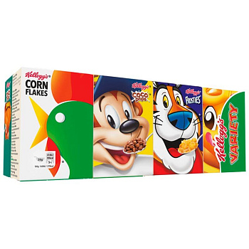 Сухой завтрак Kellogs Variety 8 Packs, Келлогс Вариэти, 205гр