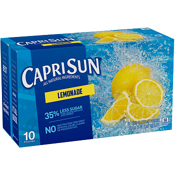 Напиток сокосодержащий «Capri Sun» Lemonade, Лимонад, 0.177л, пакет