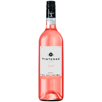 Безалкогольное розовое сухое вино «Vintense» Gepage Syrah Rose, 0.75л