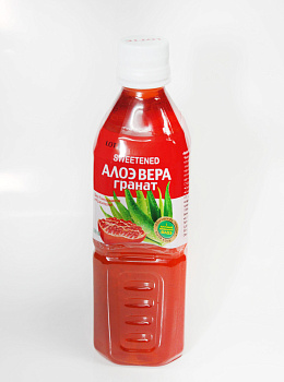 Напиток безалкогольный "Алоэ Вера" LOTTE Гранат 0.5л ПЭТ