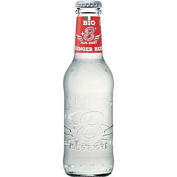 Напиток Тоник «Plus Eight +8» Ginger Beer, Плюс Восемь Джинджер Бир, 0.2, стекло