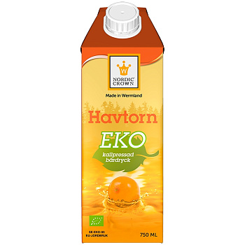 Органический Сок «Nordic Crown» Облепиха, 0.75л, tetra pak