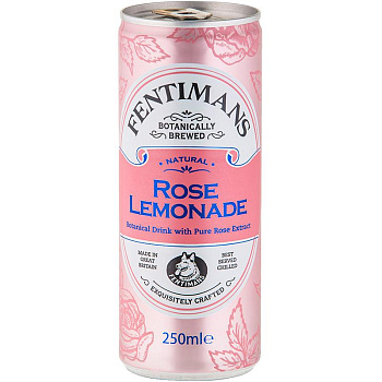 Напиток безалкогольный FENTIMANS Rose Lemonade (Роза) 0,25л. ж/б