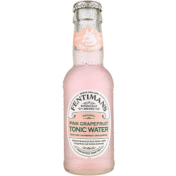 Напиток безалкогольный FENTIMANS Pink Grapefruit Tonic (розовый грейпфрут) 0,125л. стекло