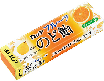 Леденцы со вкусом Айвы и фруктов "Fruits Nodo Ame Candy"