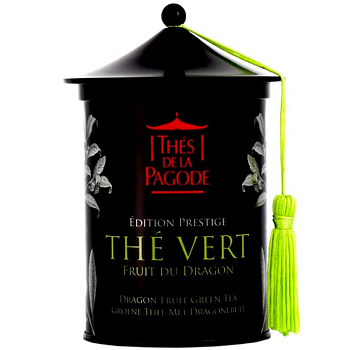 Зеленый чай «Thes De La Pagode» Vert Fruit Du Dragon (Bio), банка 100гр