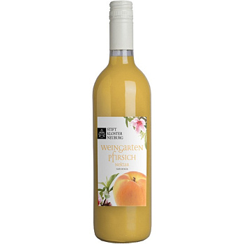 Персиковый, Виноградный нектар 100% «Stift Klosterneuburg» Weingarten Pfirsischnektar / Vineyard Peach Nectar, 0.75л, стекло